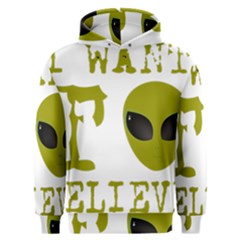 I Want To Believe Men s Overhead Hoodie by Sudhe