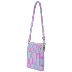 Geometric Pattern Design Pastels Multi Function Travel Bag