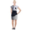 Panda Bear Sleeping Cap Sleeve Bodycon Dress View2