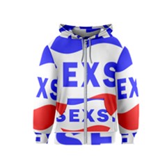 Sexsi Sexy Logo Kids  Zipper Hoodie by Sudhe