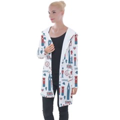 London Love Longline Hooded Cardigan by lucia