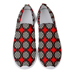 Darts Dart Board Board Target Game Women s Slip On Sneakers by Pakrebo