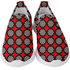 Darts Dart Board Board Target Game Kids  Slip On Sneakers by Pakrebo