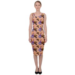 Flowers Girl Barrow Wheel Barrow Sleeveless Pencil Dress by Pakrebo