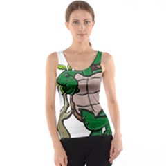 Amphibian Animal Cartoon Reptile Tank Top by Sudhe