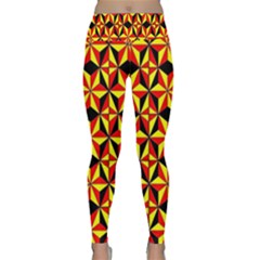 Geo Pattern 1 Lightweight Velour Classic Yoga Leggings by ArtworkByPatrick