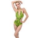 Agricultural field   Plunging Cut Out Swimsuit View1