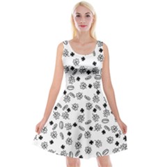 St Patricks Day Pattern Reversible Velvet Sleeveless Dress by Valentinaart