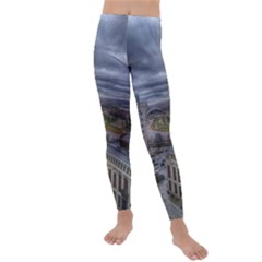 Ohio Supreme Court View Kids  Lightweight Velour Leggings by Riverwoman