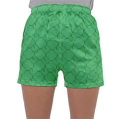 Clover Quatrefoil Pattern Sleepwear Shorts by emilyzragz