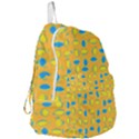 Lemons Ongoing Pattern Texture Foldable Lightweight Backpack View3