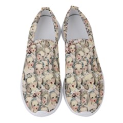 Vintage Singing Heads Women s Slip On Sneakers by snowwhitegirl