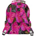 Pink Tulips Rounded Multi Pocket Backpack View3