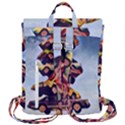 Pretty Colors Cars Flap Top Backpack View3