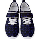 Neon Oriental Characters Print Pattern Men s Velcro Strap Shoes View1