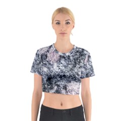 Garden Of The Phoenix Granite Cotton Crop Top by Riverwoman