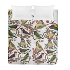 Vintage Birds Duvet Cover Double Side (full/ Double Size) by Valentinaart