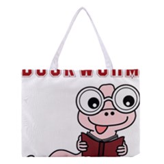 Literal Bookworm Medium Tote Bag by emeraldwolfpress