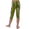 Electric Field Art XXXV Kids  Lightweight Velour Capri Leggings  View4