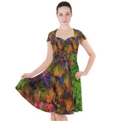 Fall Ivy Cap Sleeve Midi Dress by okhismakingart