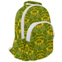 Texture Plant Herbs Green Rounded Multi Pocket Backpack View2