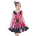 Three Dripping Flowers Kids  Summer Dress View1