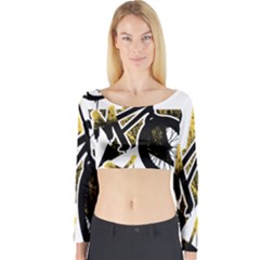 Bmx Long Sleeve Crop Top by Melcu