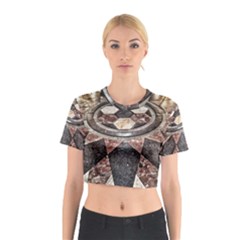 Statehouse Rotunda Floor Cotton Crop Top by Riverwoman