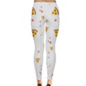 Pizza Pattern pepperoni cheese funny slices Inside Out Leggings View4