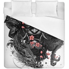 Sleeve Tattoo  Samurai Duvet Cover (king Size) by Sudhe