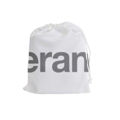 Theranos Logo Drawstring Pouch (large) by milliahood