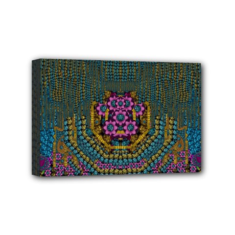 The  Only Way To Freedom And Dignity Ornate Mini Canvas 6  X 4  (stretched) by pepitasart