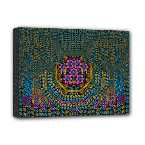 The  Only Way To Freedom And Dignity Ornate Deluxe Canvas 16  X 12  (stretched)  by pepitasart