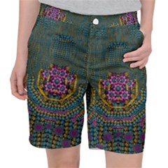 The  Only Way To Freedom And Dignity Ornate Pocket Shorts by pepitasart