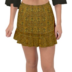 Freedom And Spectacular Butterflies Fishtail Mini Chiffon Skirt by pepitasart