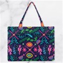 Get Busy Zipper Medium Tote Bag View1