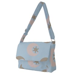 Moon Star Air Heaven Full Print Messenger Bag by HermanTelo