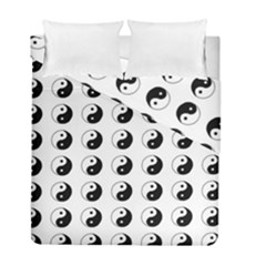 Yin Yang Pattern Duvet Cover Double Side (full/ Double Size) by Valentinaart