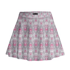 Seamless Pattern Background Mini Flare Skirt by HermanTelo