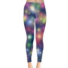 Abstract Background Graphic Space Leggings  by HermanTelo