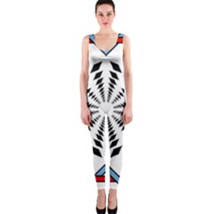 Star Illusion Mandala One Piece Catsuit by HermanTelo