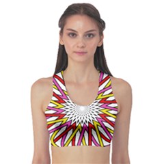 Sun Abstract Mandala Sports Bra by HermanTelo