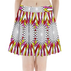 Sun Abstract Mandala Pleated Mini Skirt by HermanTelo