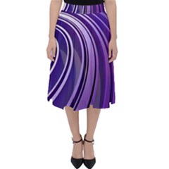 Circle Concentric Render Metal Classic Midi Skirt by HermanTelo