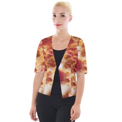 Pizza Cropped Button Cardigan by TheAmericanDream