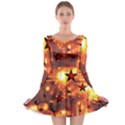 Star Radio Light Effects Magic Long Sleeve Skater Dress View1