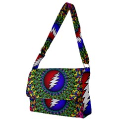 Grateful Dead Full Print Messenger Bag by Sapixe