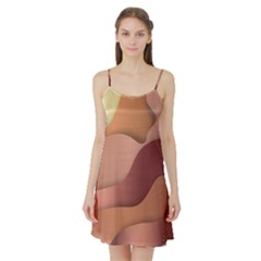 Autumn Copper Gradients Satin Night Slip by HermanTelo