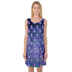 Kawaii Space Rocket Pattern Sleeveless Satin Nightdress by snowwhitegirl