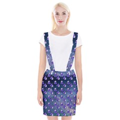 Kawaii Space Rocket Pattern Braces Suspender Skirt by snowwhitegirl